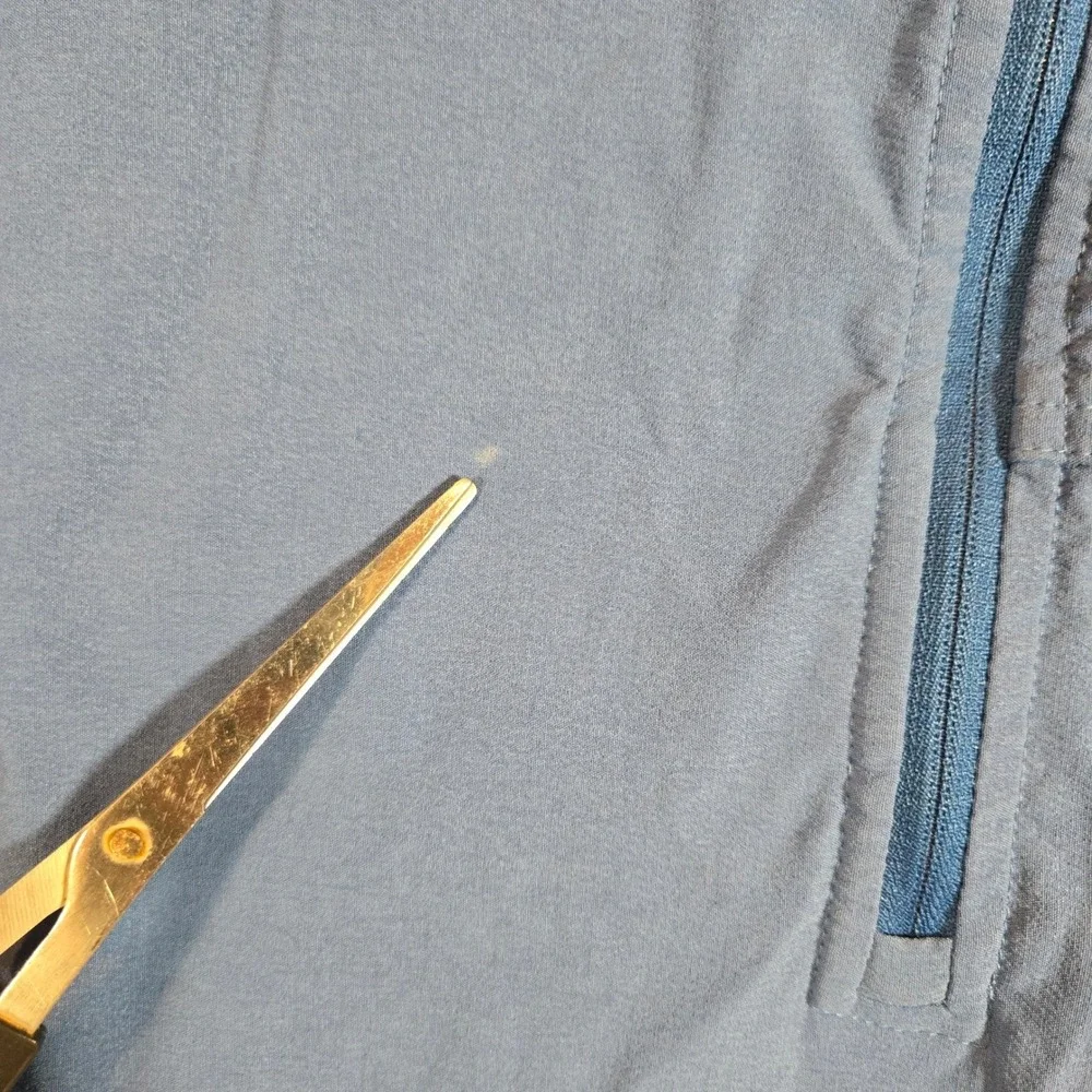 The‎ North Face Pullover Mens Large Flight Series Apex Blue Grey Quarter Zip